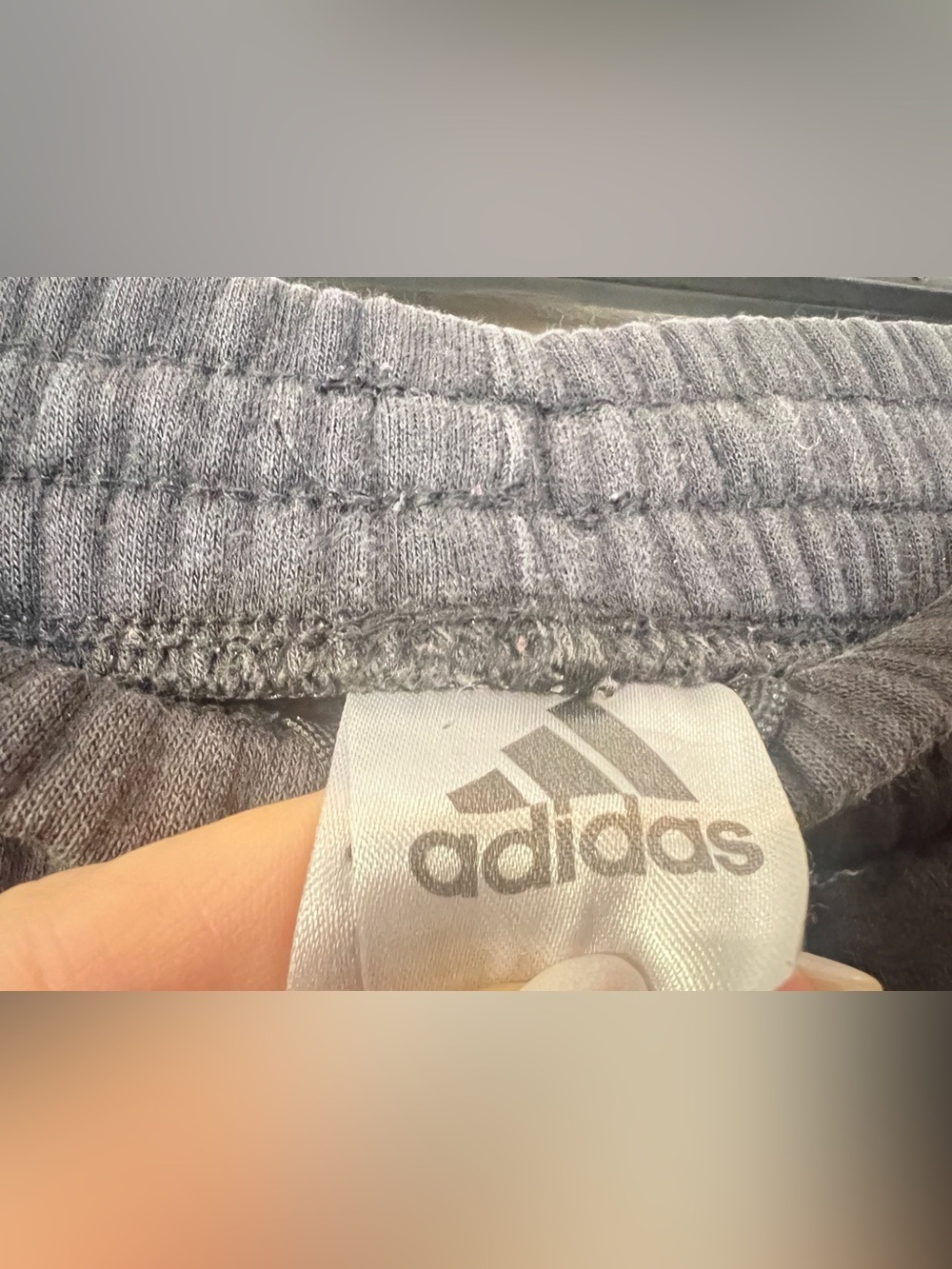 Adidas 3-Stripe Jogger Sweatpants Black White Logo Women's Large - Picture 3 of 7